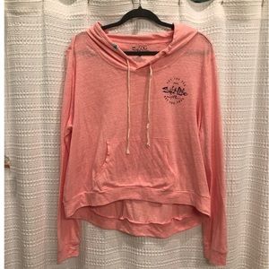 Lightweight cropped hoodie